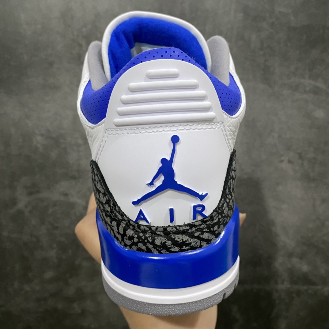 450 【X版纯原】Air Jordan AJ3 Retro 赛车蓝配色 CT8532-145