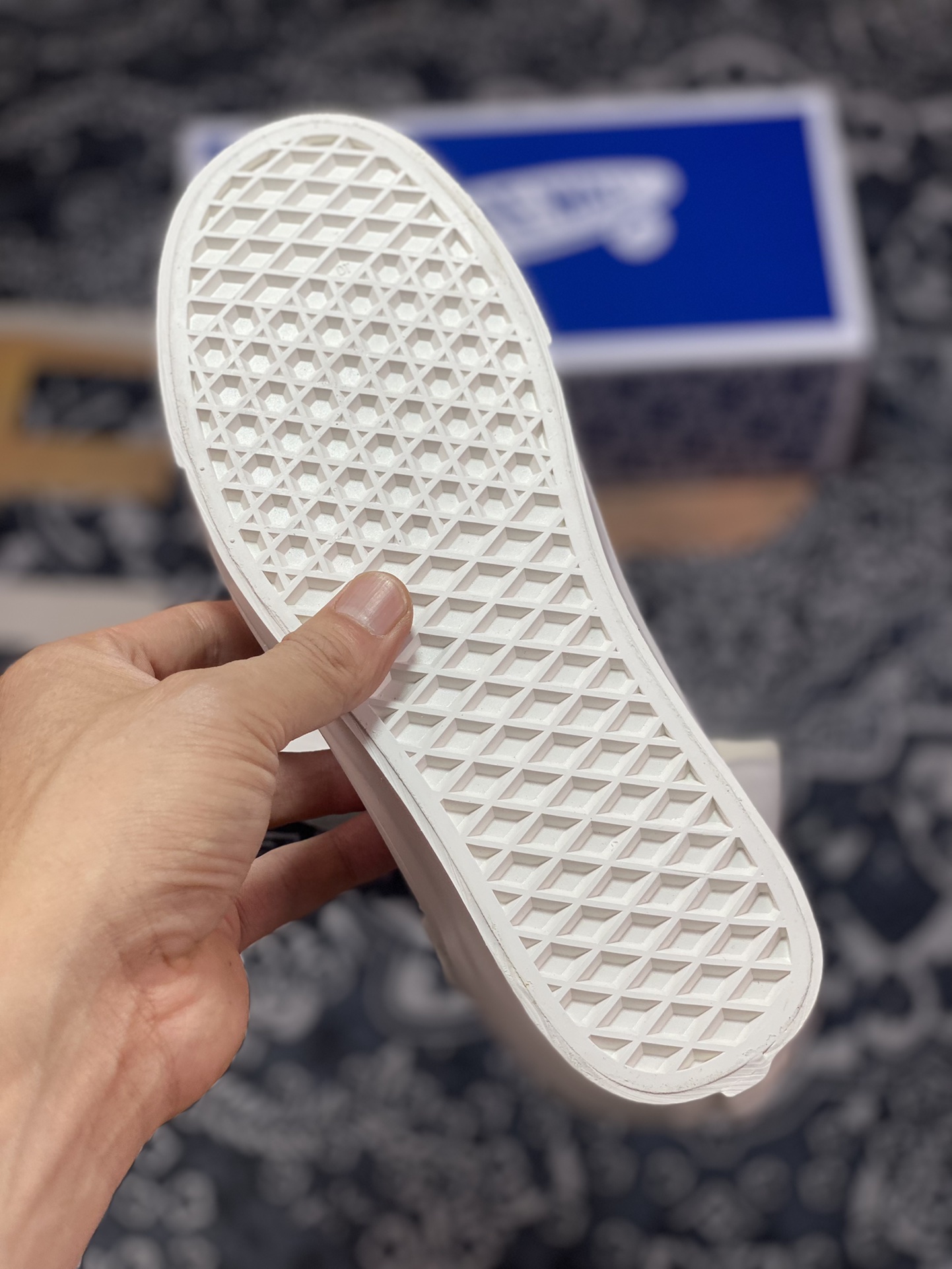 Blends x Vans Vault Og Style 36 Bone Joint Off-White Velcro Casual Skateboard Shoes VN0A4BVEFS8