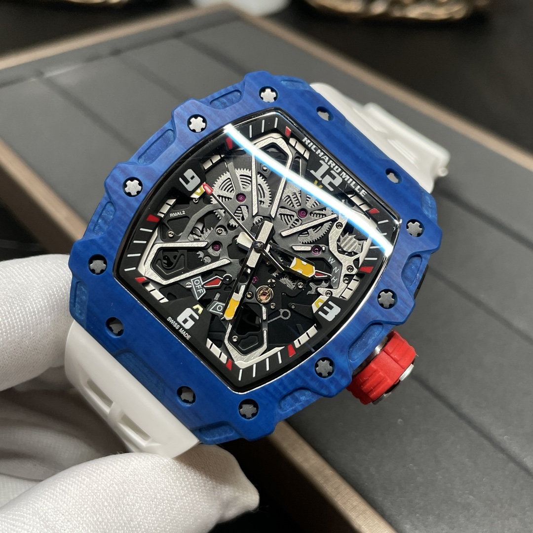 Richard Mille 理查德米勒新款 RM35-03 蓝色碳纤维