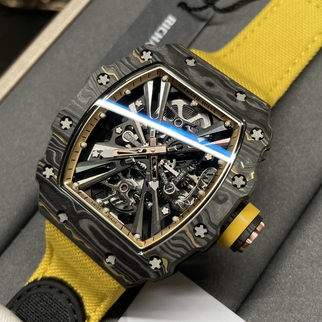 Richard Mille 理查德米勒RM12-01 金碳纤维复合材料 恒动陀飞轮