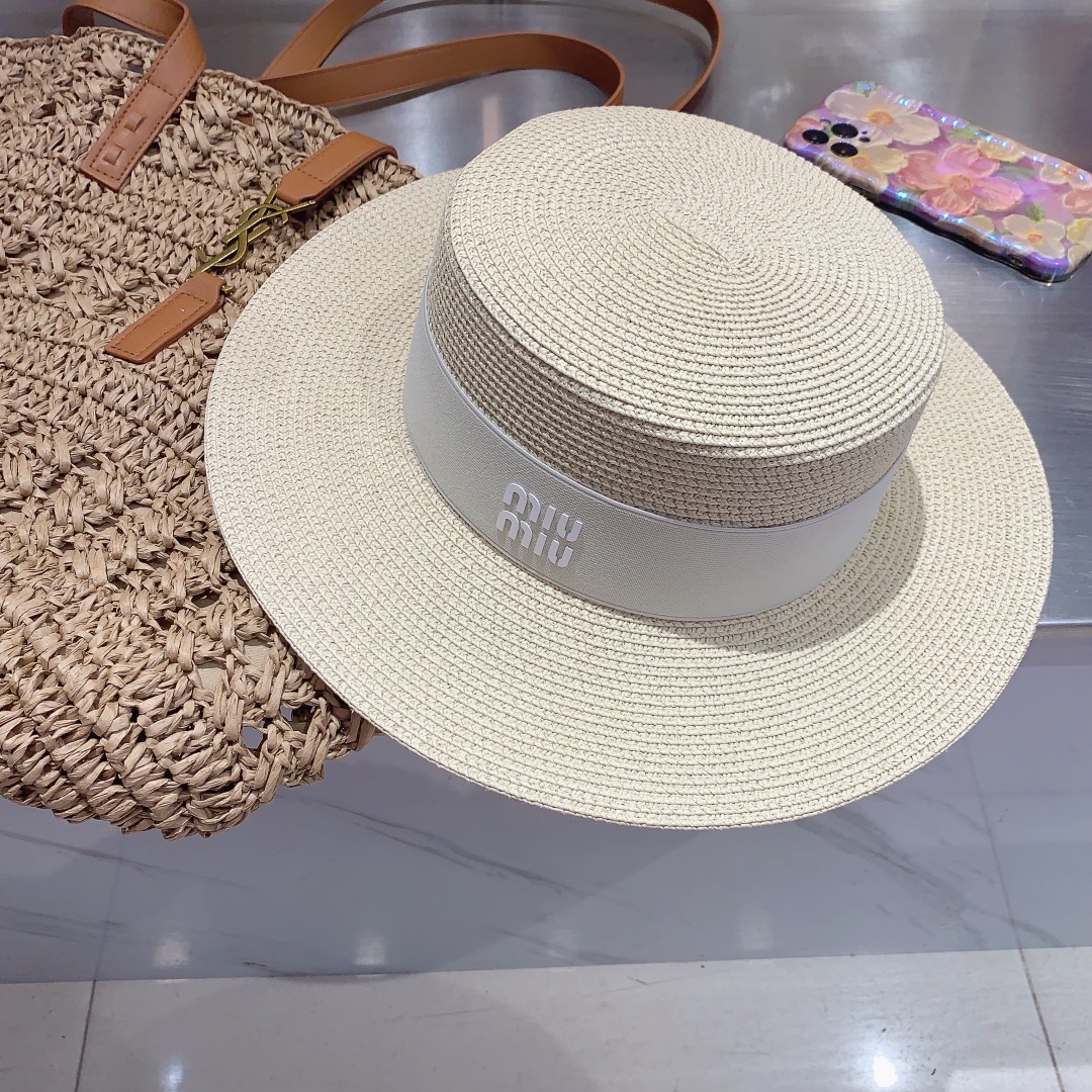 MiuMiu Sombreros Sombrero de paja