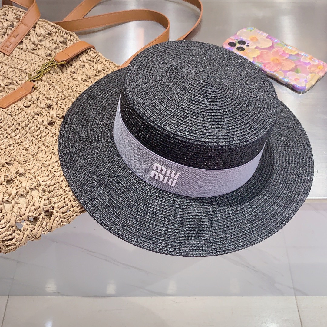 MiuMiu Sombreros Sombrero de paja