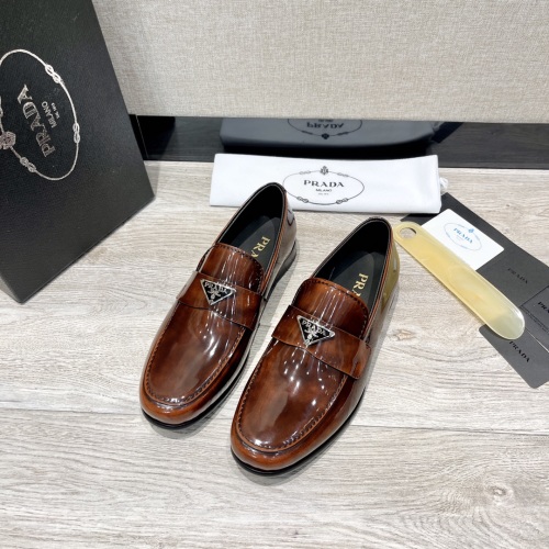 Prada Men's Business Casual Leather Loafers - Superior Quality & Style 1 Prada Men's Business Casual Leather Loafers - Superior Quality & Style