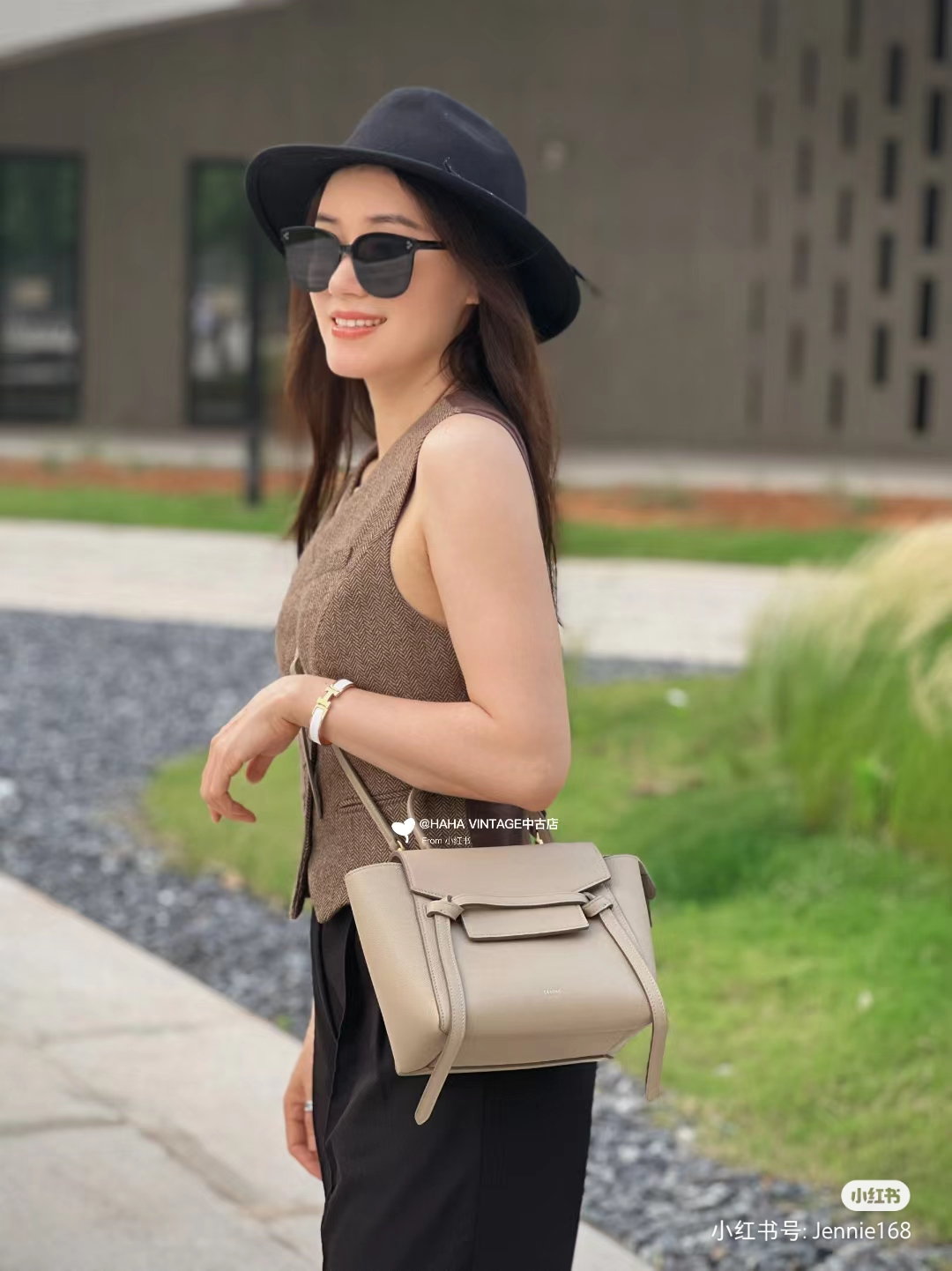 Celine Apricot upper body figure 20cm [special grade original leather]