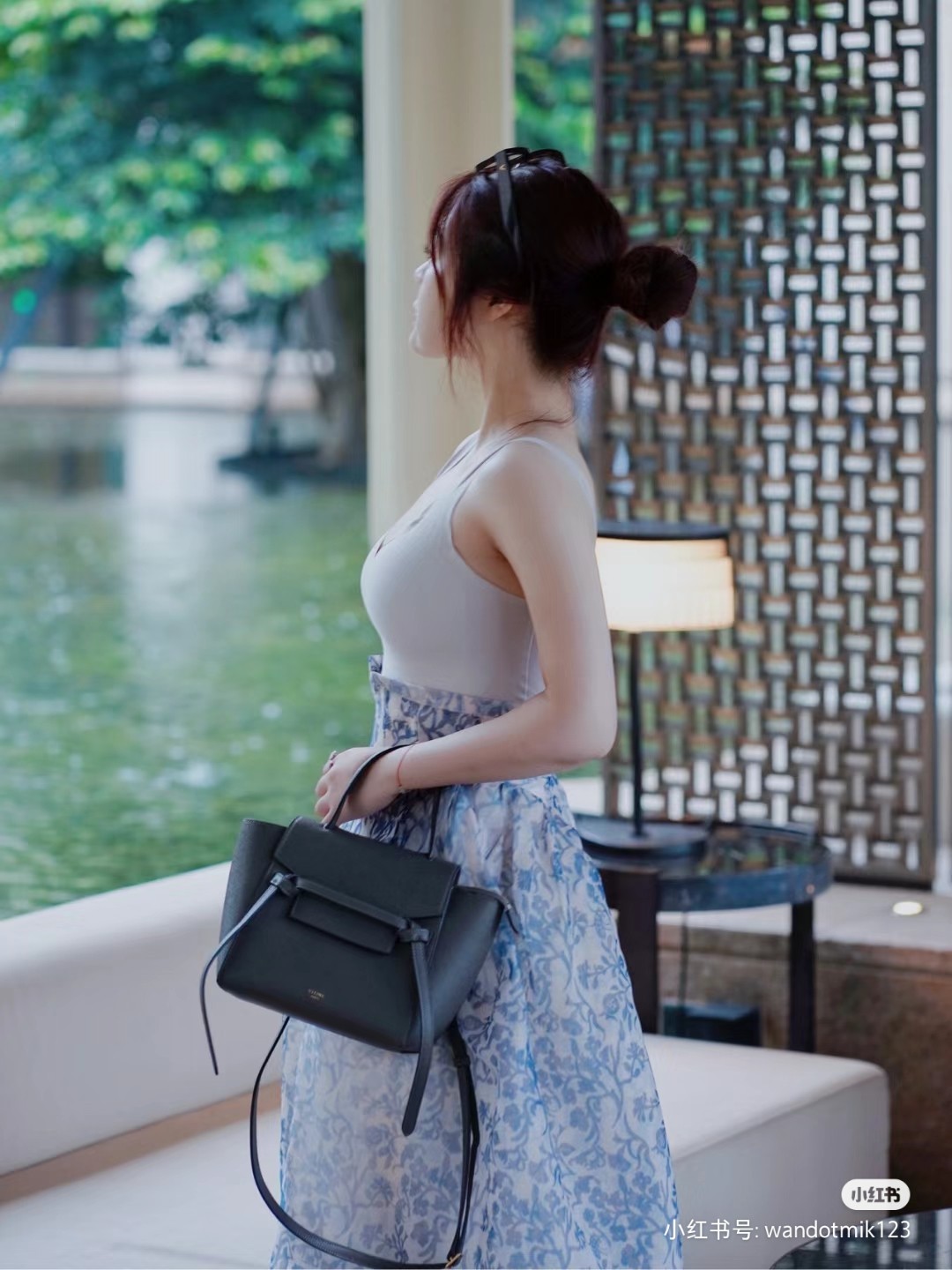 Celine Elephant gray upper body picture