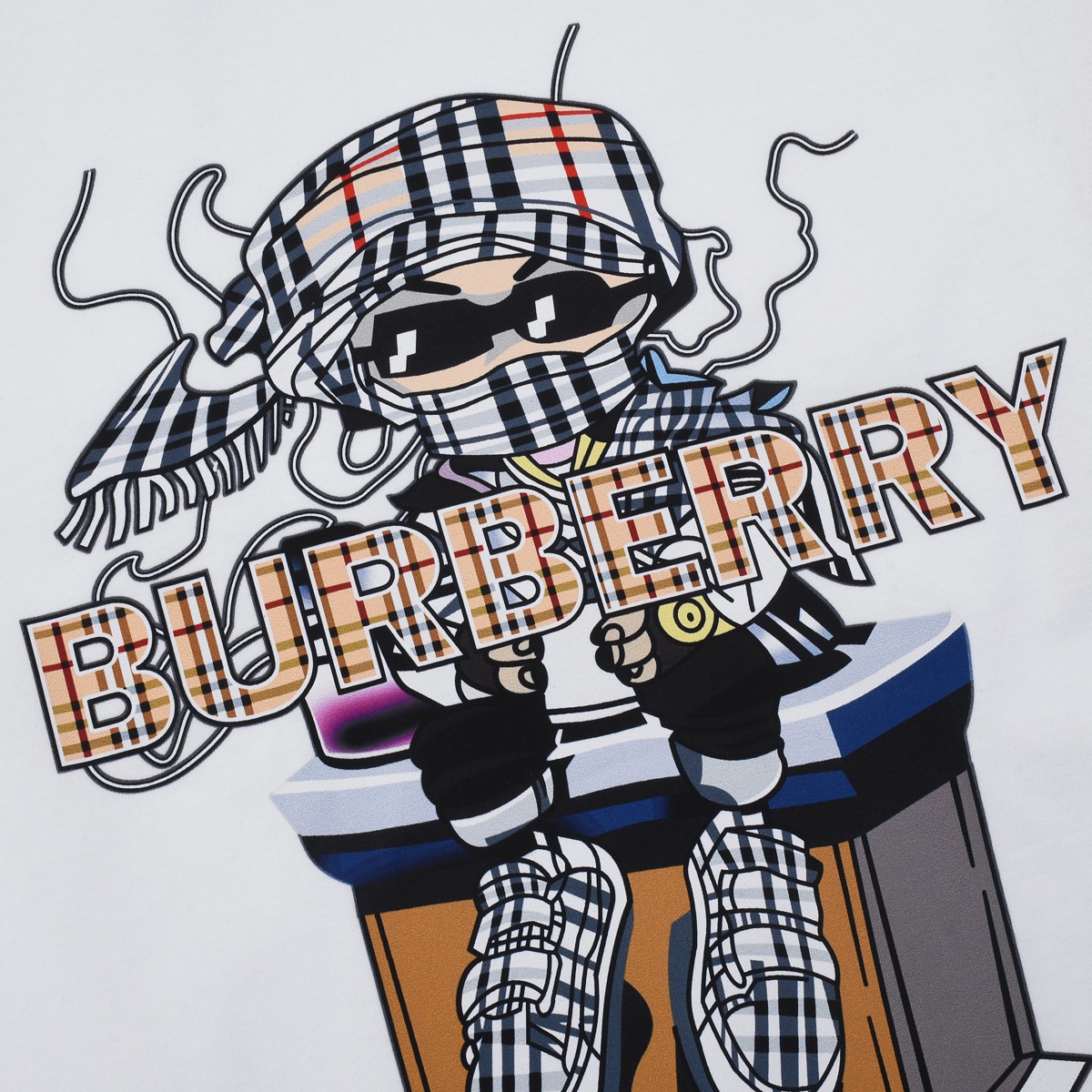 160 BURBERRY 巴宝莉 23ss秀场限定经典标志logo印花短袖