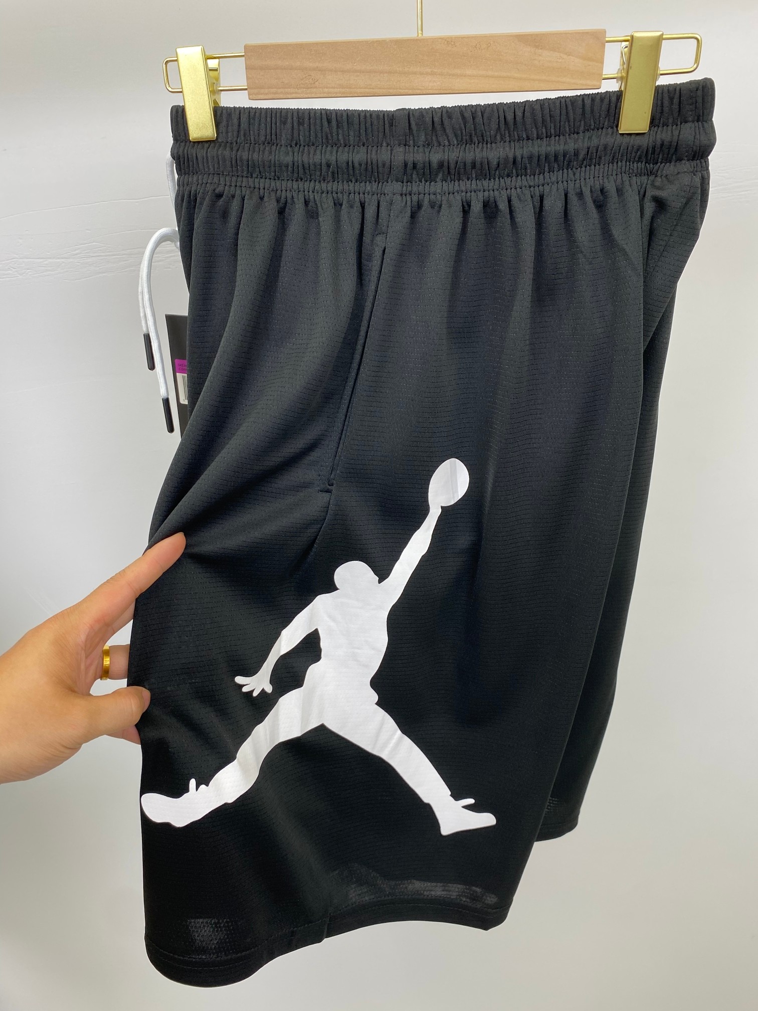 AJShorts Jordan Summer Sports Shorts: Quick-Dry, Logo Print, Unisex, Multiple Sizes - 图片 2