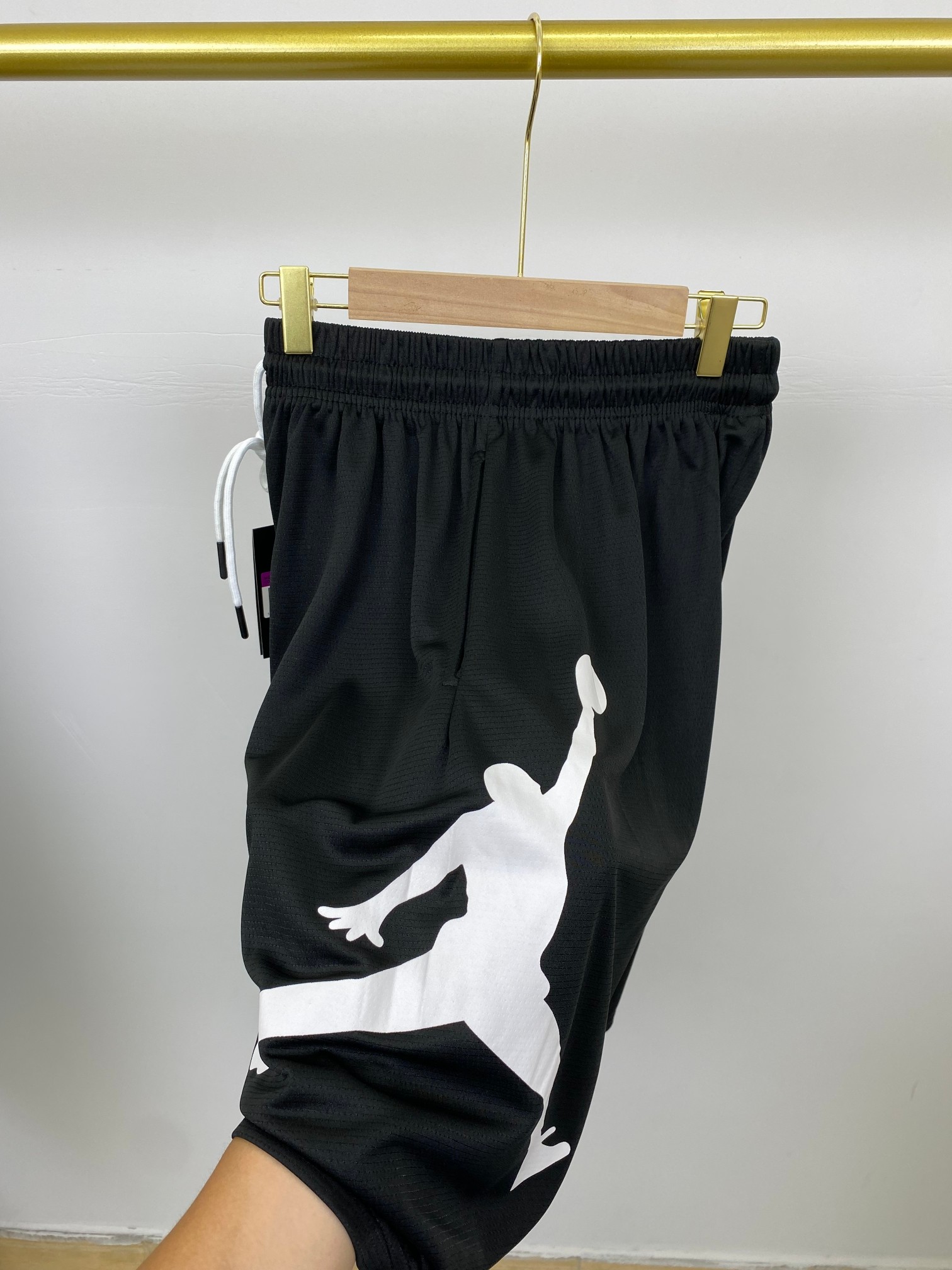 AJShorts Jordan Summer Sports Shorts: Quick-Dry, Logo Print, Unisex, Multiple Sizes - 图片 4