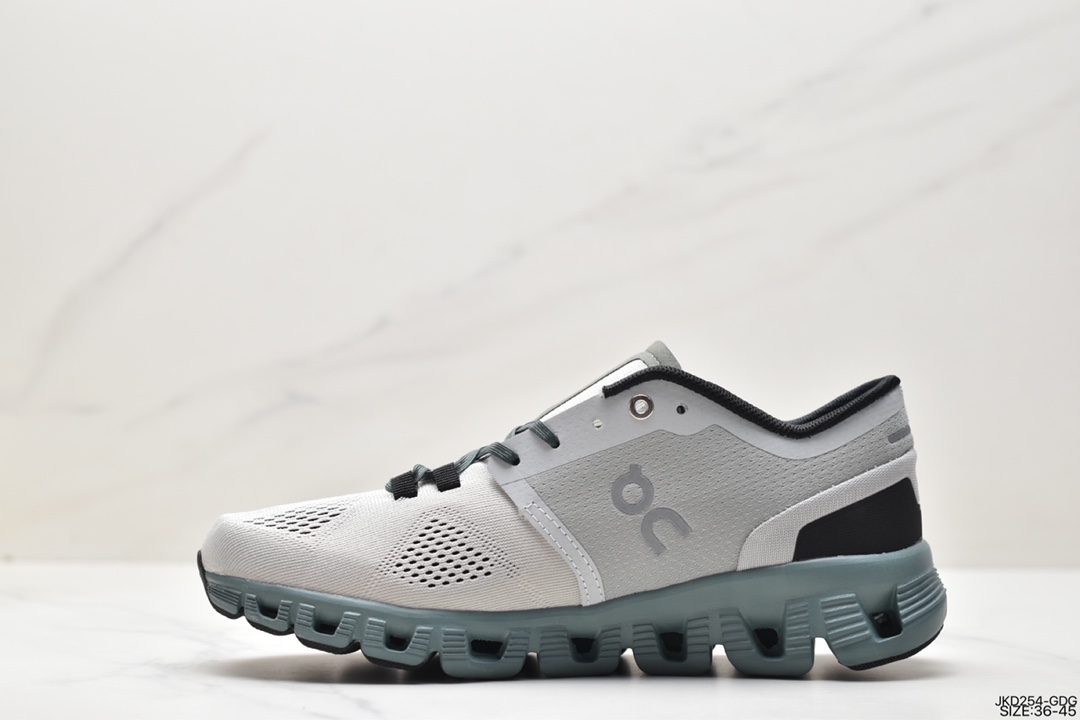 ON CloudX WHTE BLACK CloudX series low-top, lightweight, comfortable and multifunctional casual sports shoes