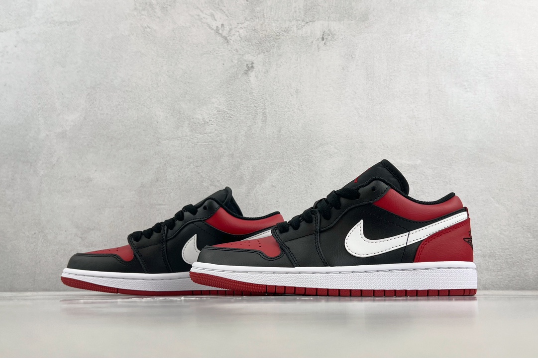 Jordan Air Jordan 1 Low GS black red white 553560-066