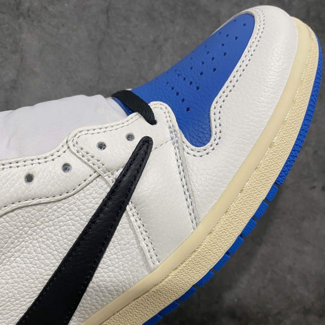 [Old DT version] New restock Travis Scott x Fragment Design × Air Jordan 1 High OG SP three-party joint DH3227-105