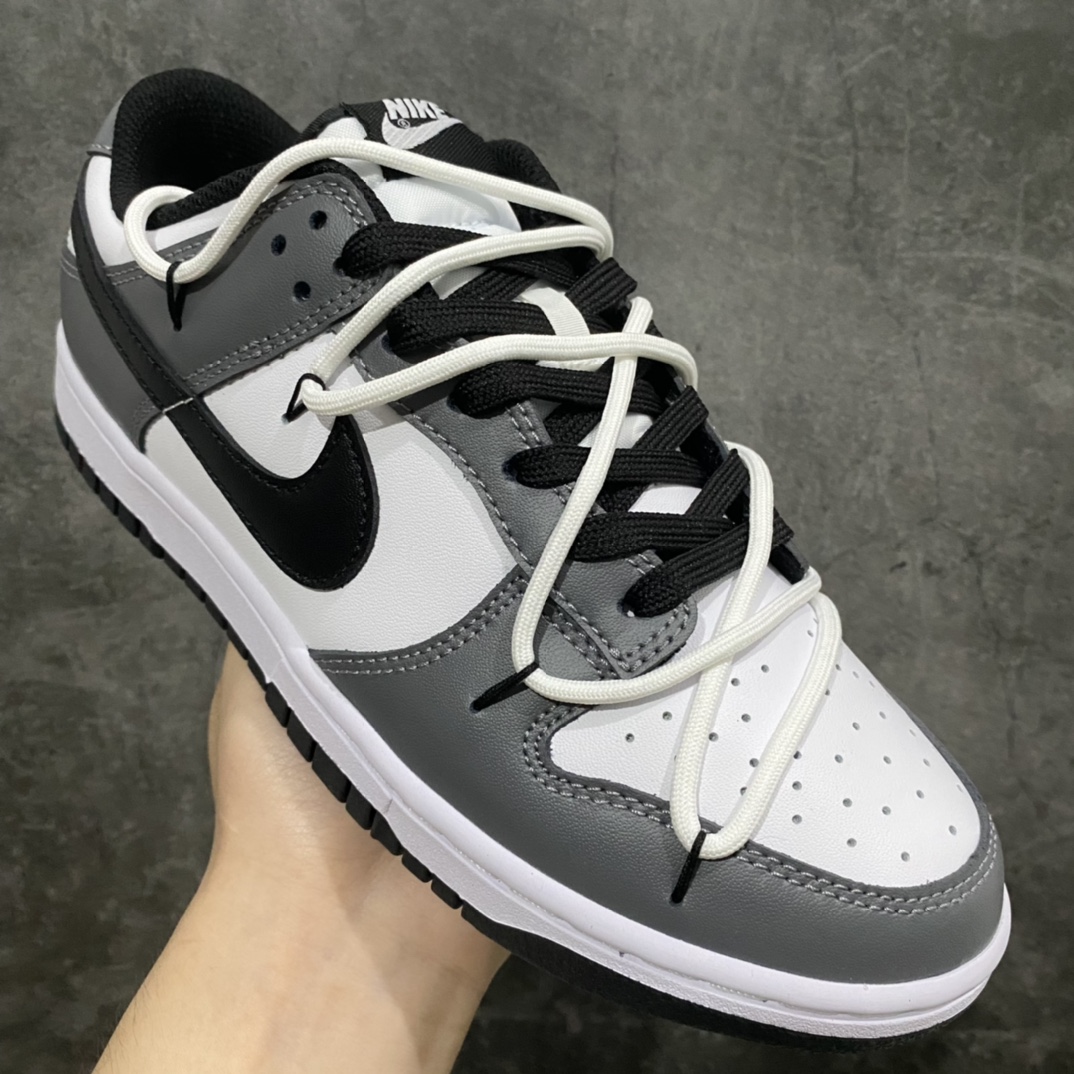 [YC Pure Original] Nike Dunk Low Deconstructed Fog Raven Black and White Gray DD1503-101