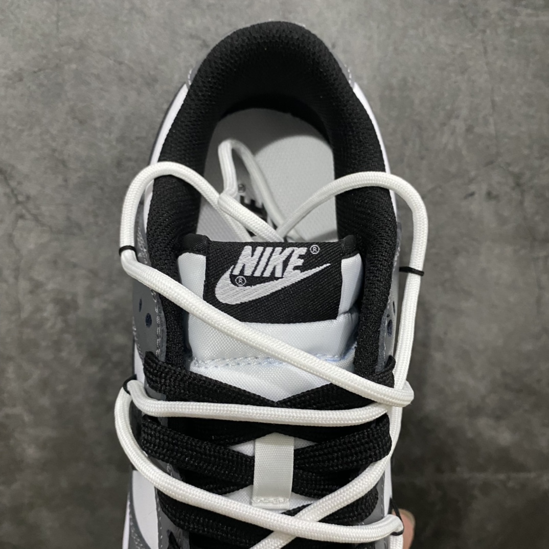 [YC Pure Original] Nike Dunk Low Deconstructed Fog Raven Black and White Gray DD1503-101