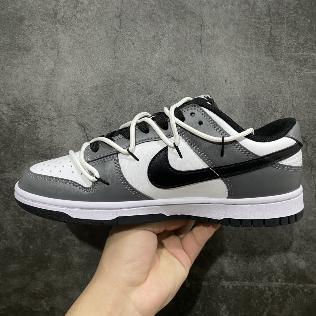 [YC Pure Original] Nike Dunk Low Deconstructed Fog Raven Black and White Gray DD1503-101