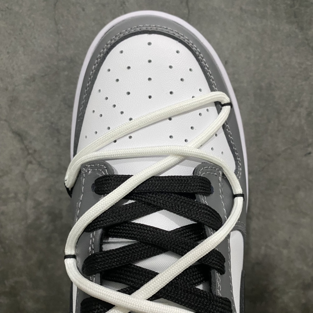 [YC Pure Original] Nike Dunk Low Deconstructed Fog Raven Black and White Gray DD1503-101