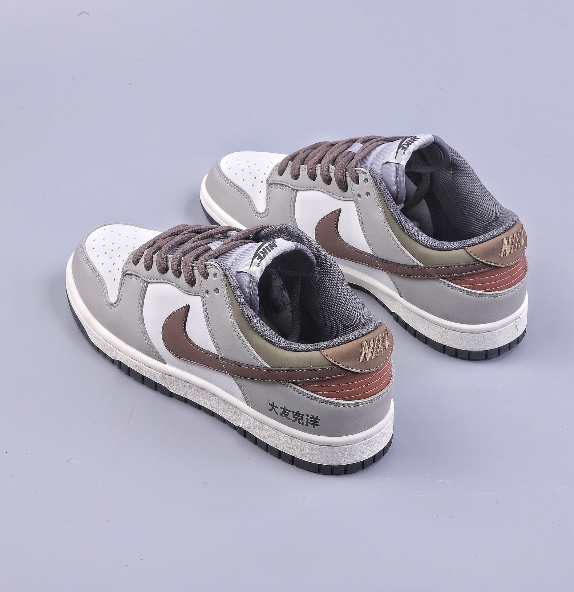 DK Creative Customized Collaboration with New Summer Style Otomo Katsuhiro x Nike SB Dunk Low Gray Brown DD0302-657