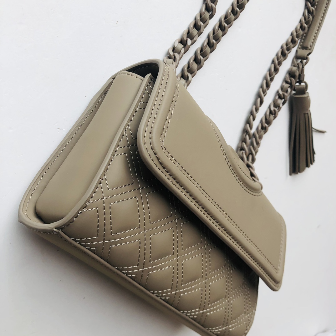 Tory Burch 82562 TB菱格哑光磨砂皮