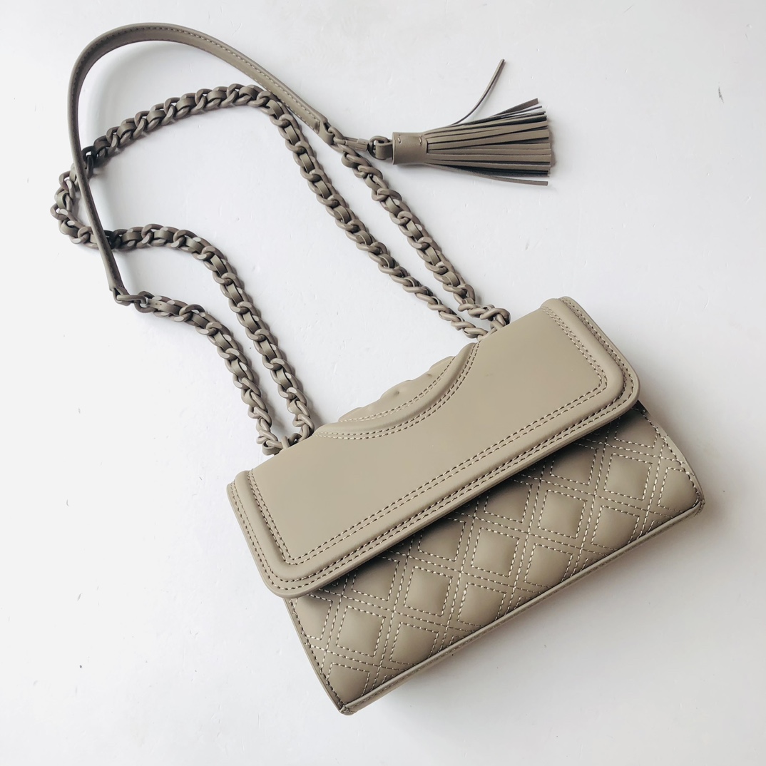 Tory Burch 82562 TB菱格哑光磨砂皮