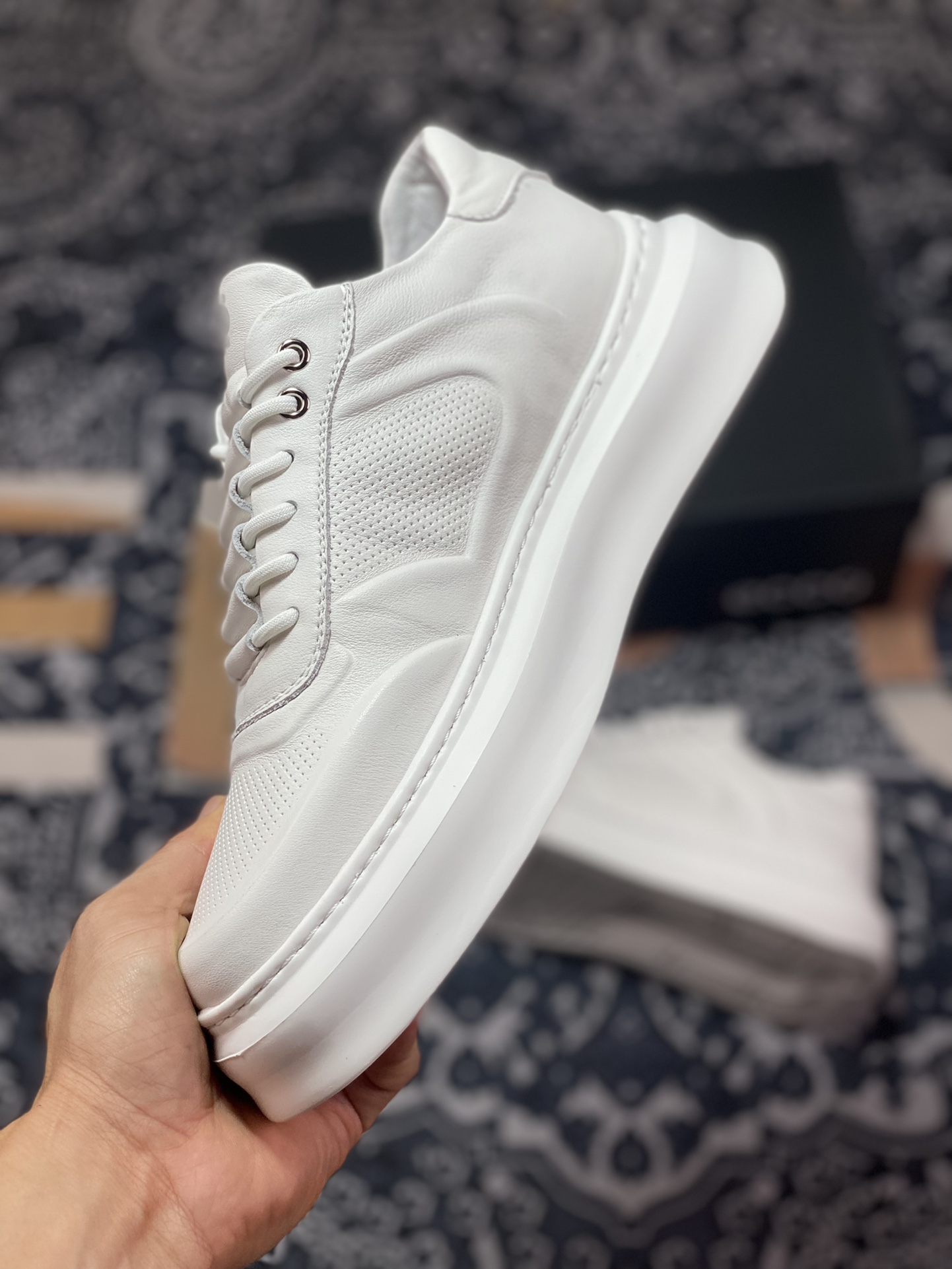 Ecco Aibu 2023 new four-season commuting casual white shoes