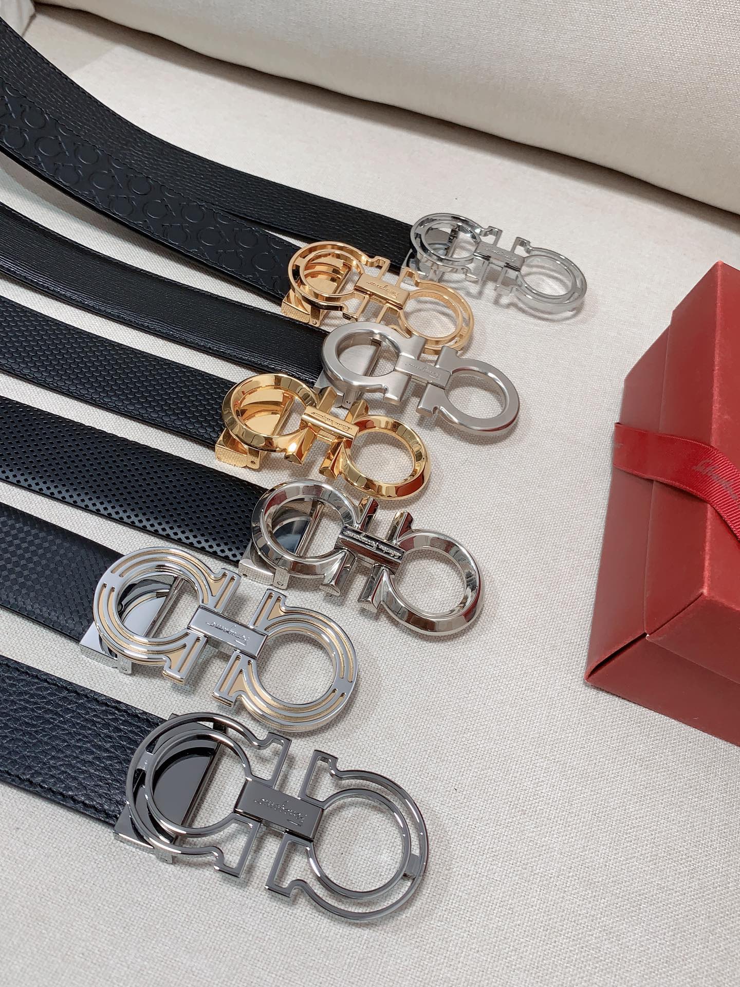 Ferragamo Haute Couture Luxury Atelier Designer Belt Tie Accessories Ref 8