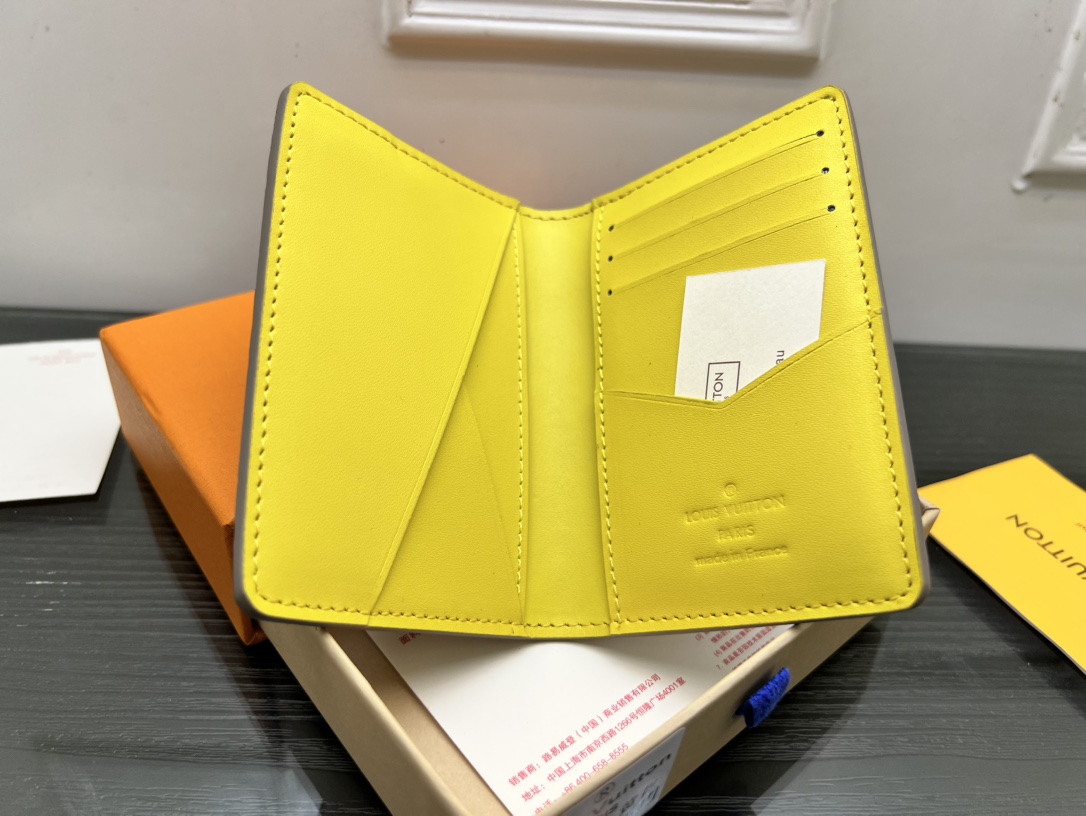 Classic Leather Card Holder - Product in Use Classic Leather Card Holder - Product in Use