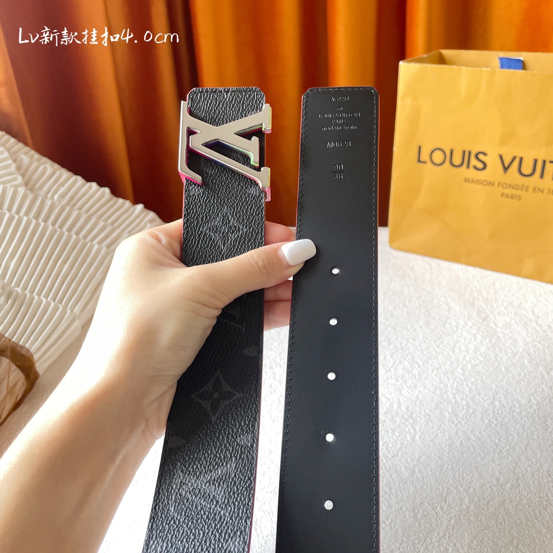 L/V经典原单品质面经典印花配黑色平