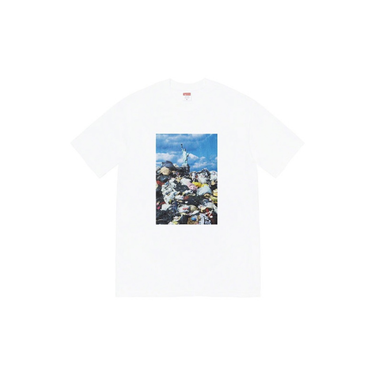 150 Supreme Week 1 Trash Tee 自由女神像风景短袖T恤