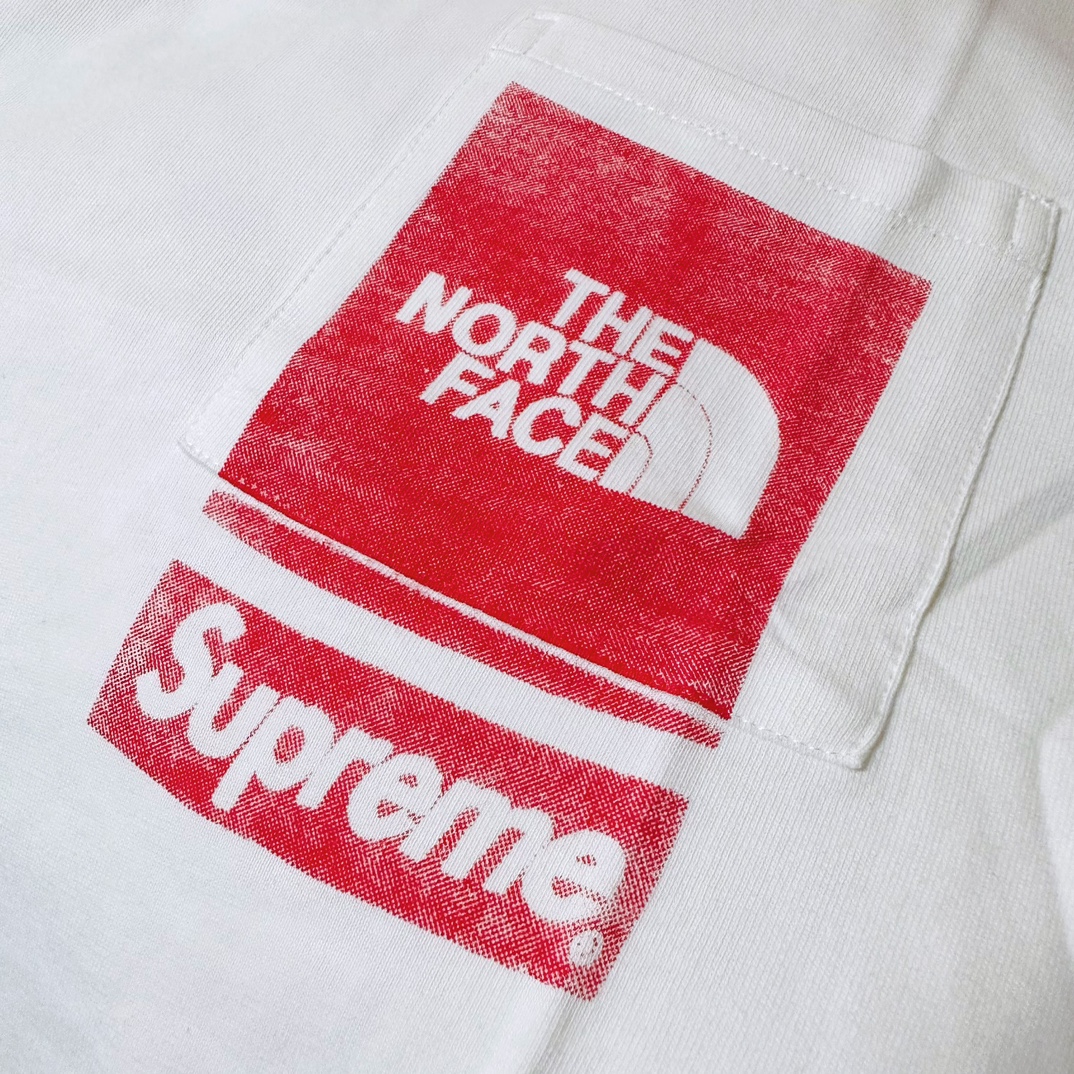 150 Supreme SS23 The North Face北面联名短袖T恤