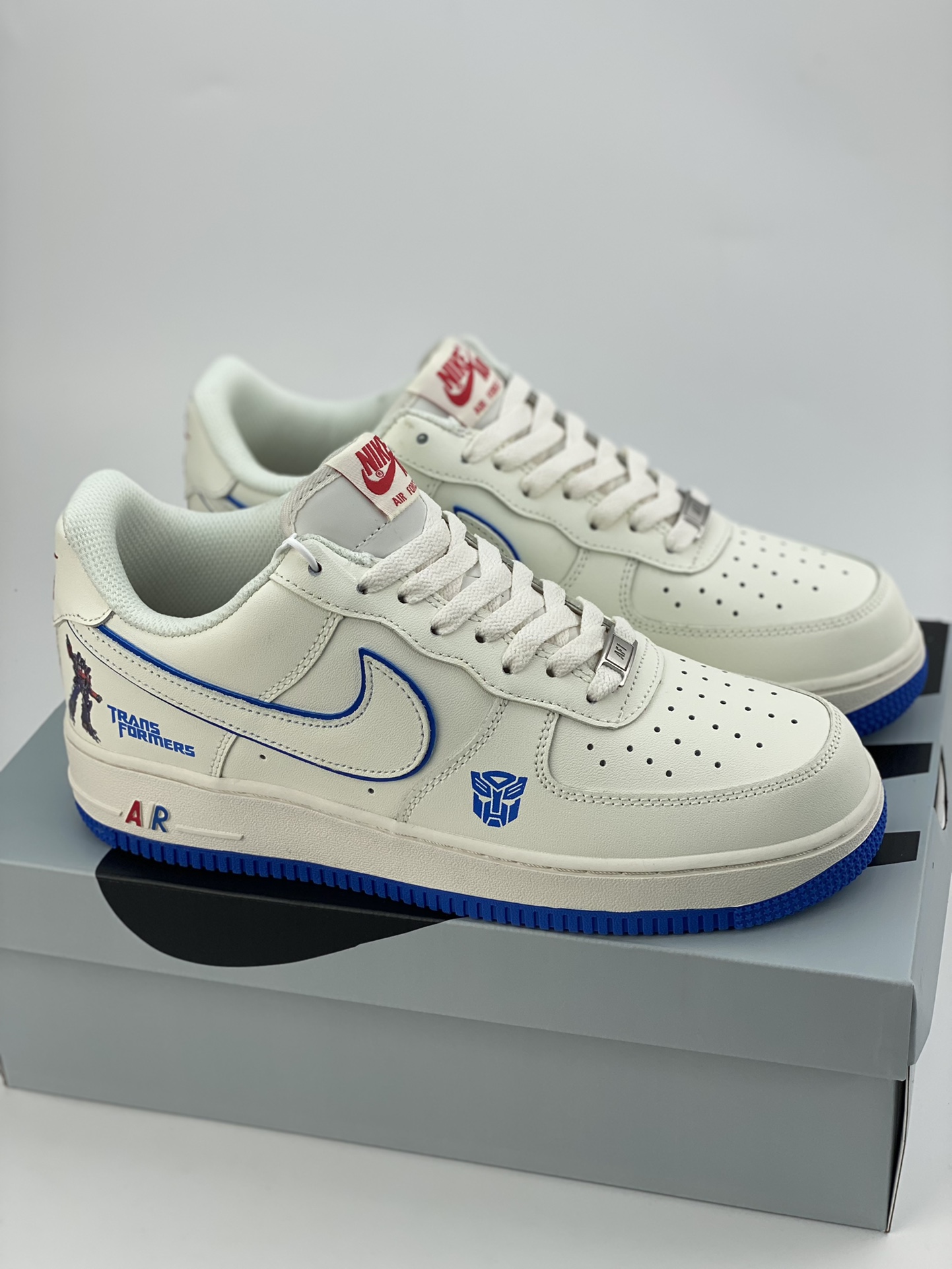 Nike Air Force 1 Low 07 Transformers White Blue BS9055-717