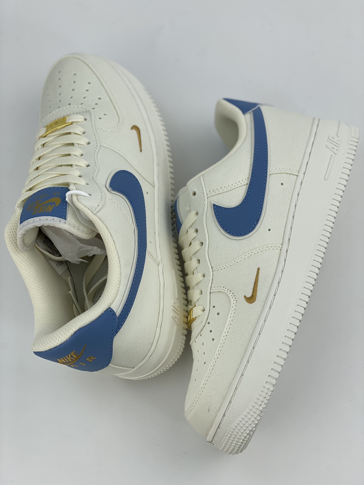 Nike Air Force 1 Low 07 canvas beige blue MN5696-209