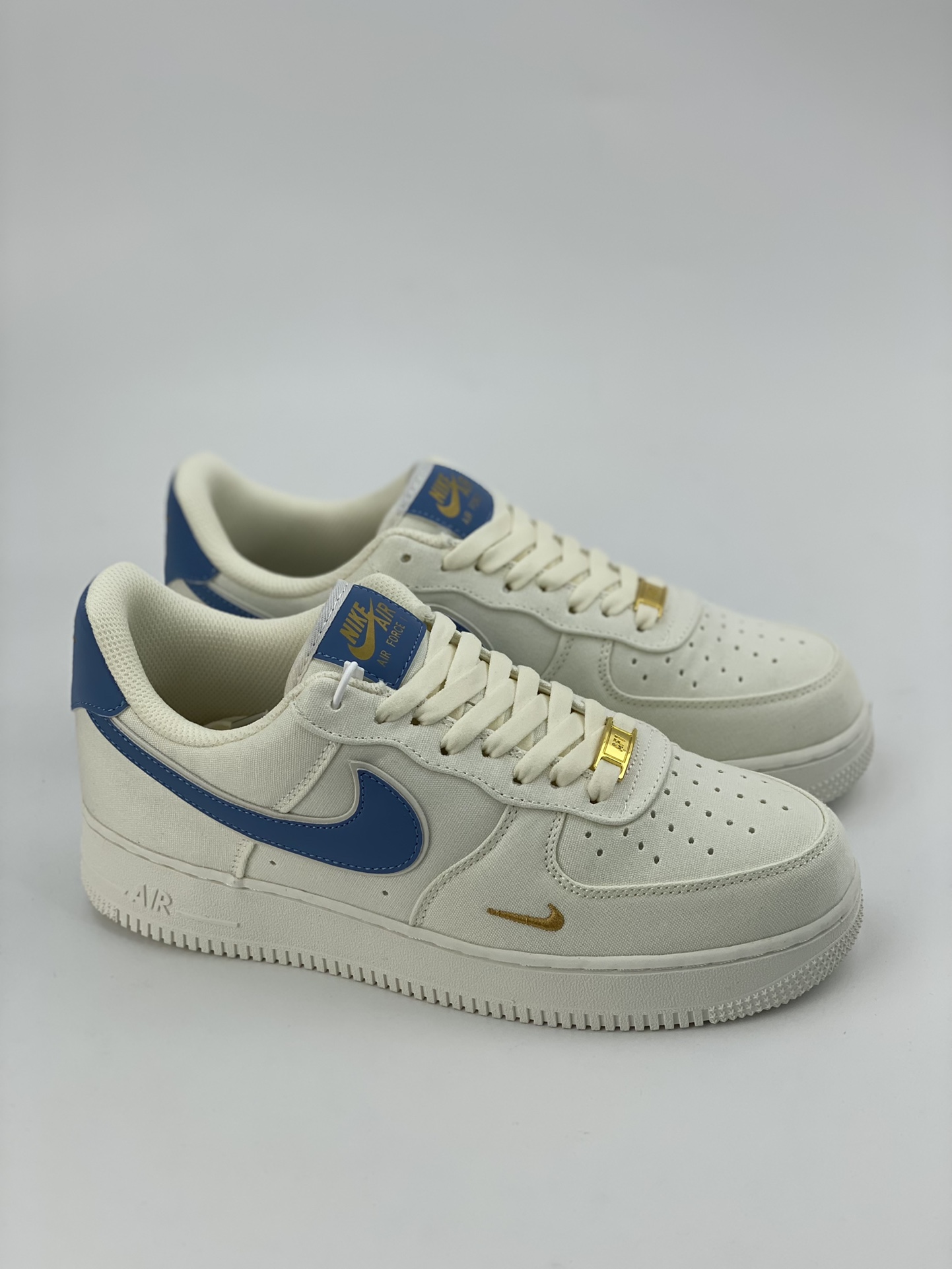 Nike Air Force 1 Low 07 canvas beige blue MN5696-209