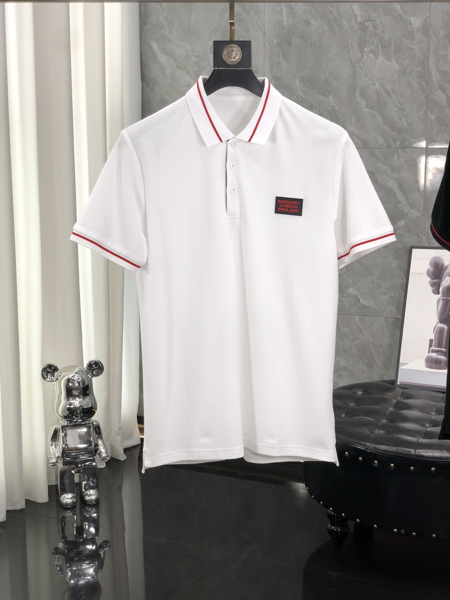 Burberry Clothing Polo T-Shirt Cotton Short Sleeve