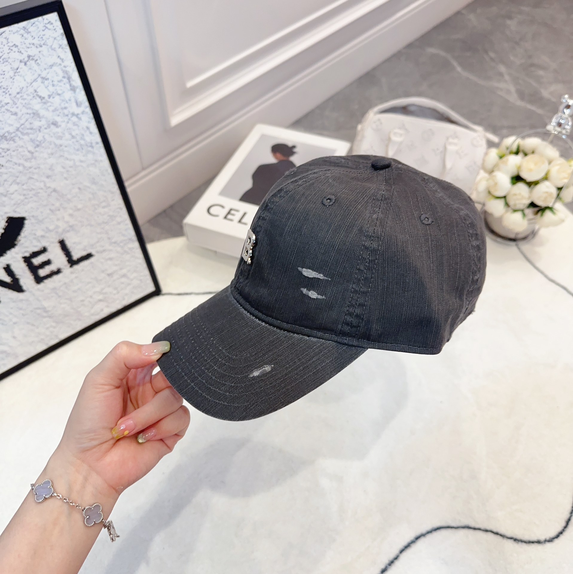 발렌시아가 모자 81584 Balenciaga Cap 상세 이미지 5