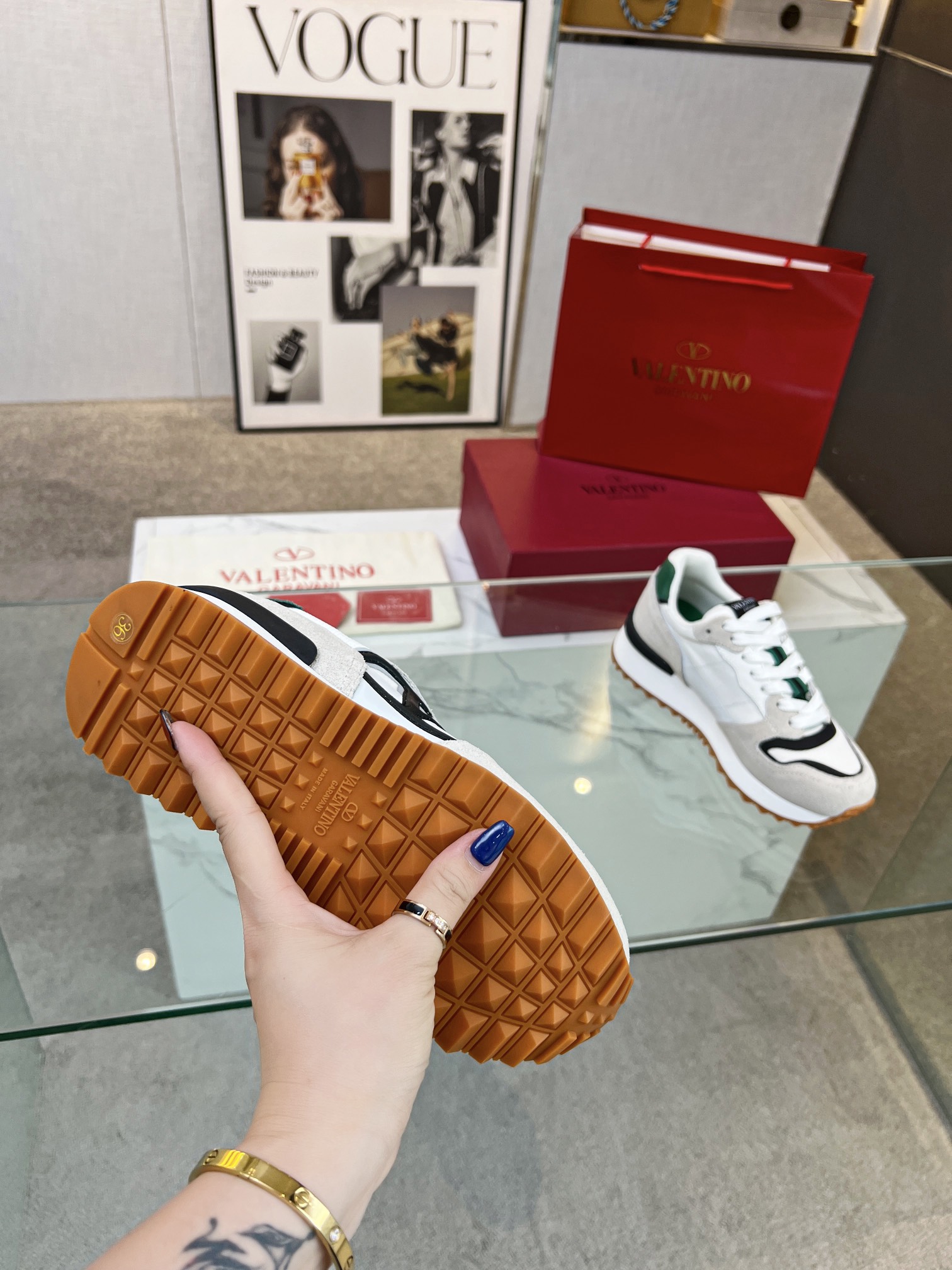 Valentino Valentino Nuevo Casual Zapatos Gump Zapatos 2023 Últimos Modelos Caminar Pareja Explosión 