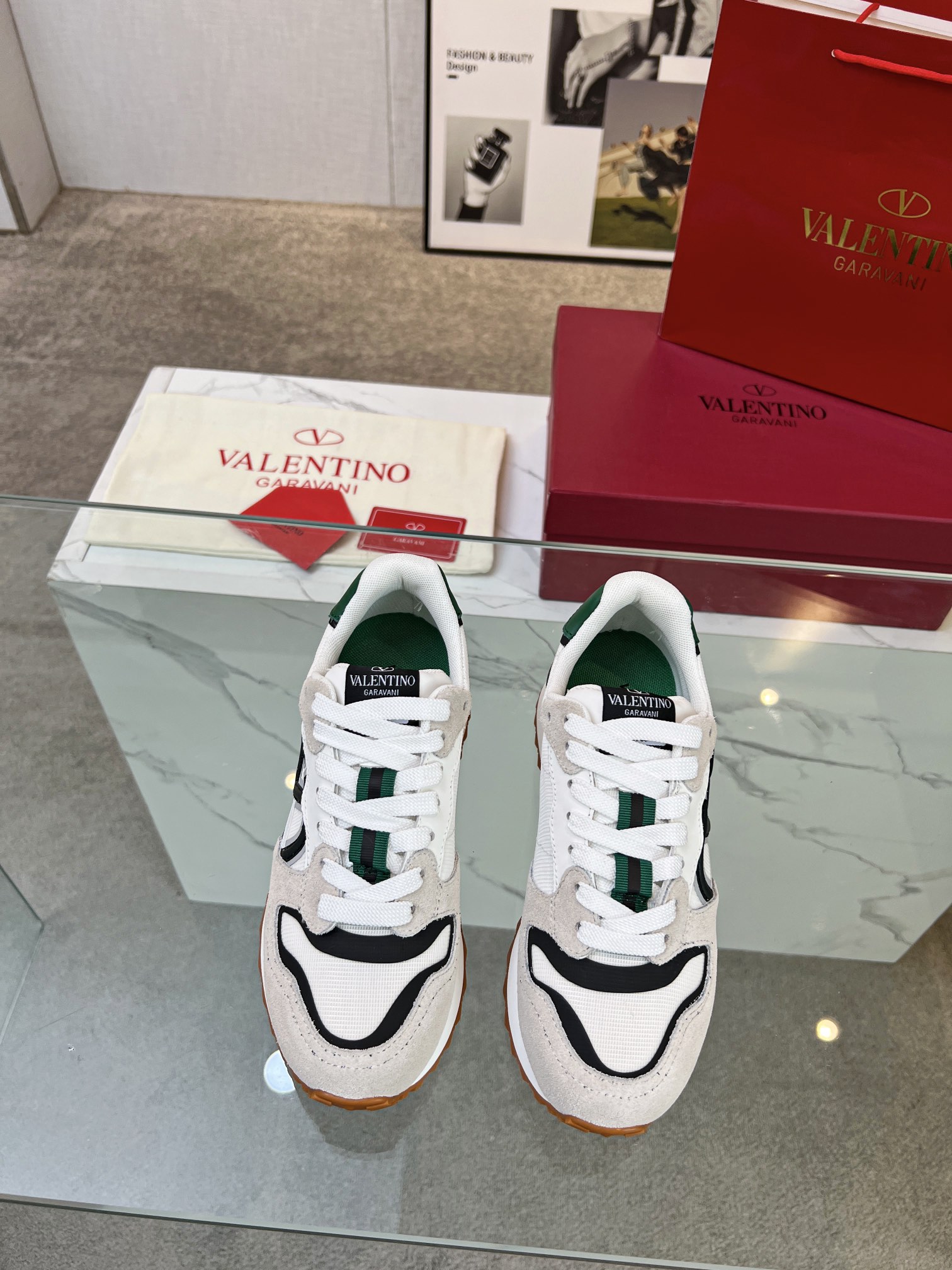 Valentino Valentino Nuevo Casual Zapatos Gump Zapatos 2023 Últimos Modelos Caminar Pareja Explosión 