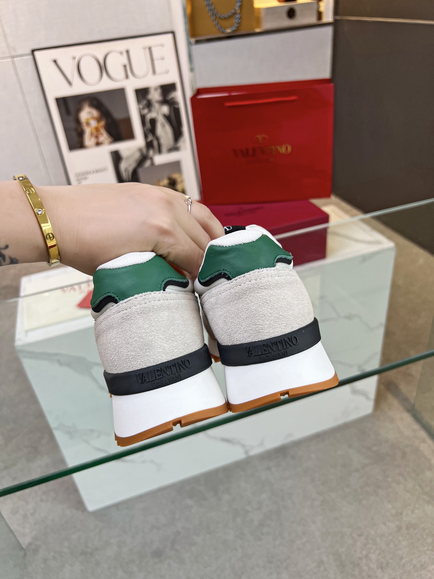 Valentino Valentino Nuevo Casual Zapatos Gump Zapatos 2023 Últimos Modelos Caminar Pareja Explosión 