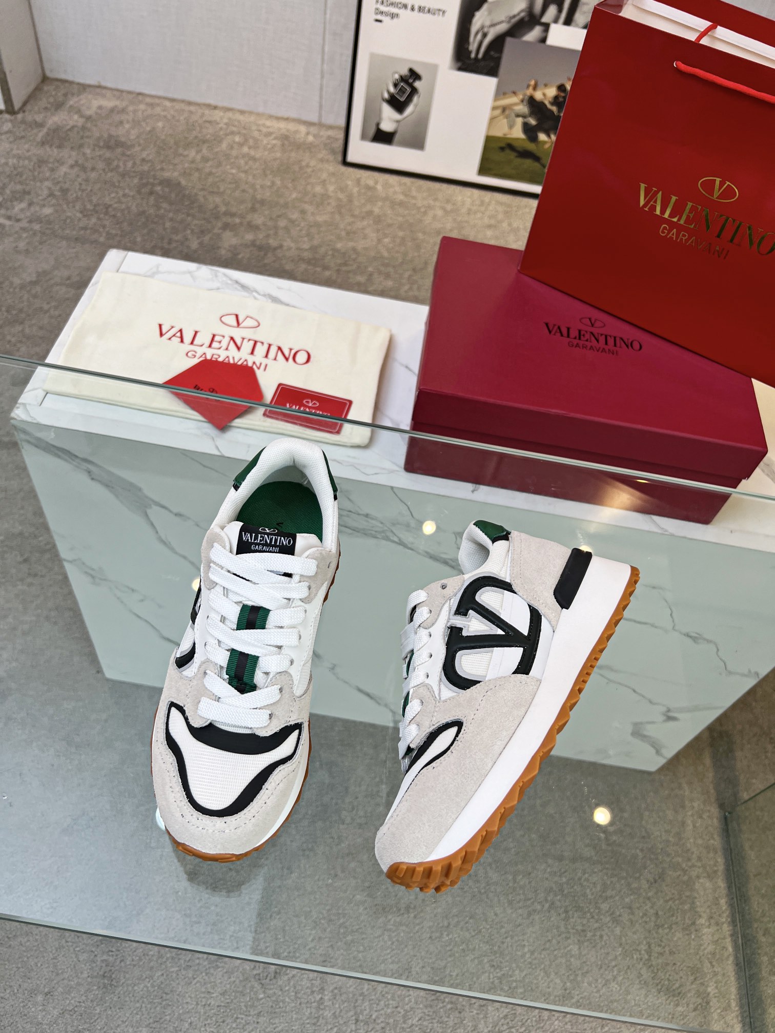 Valentino Valentino Nuevo Casual Zapatos Gump Zapatos 2023 Últimos Modelos Caminar Pareja Explosión 