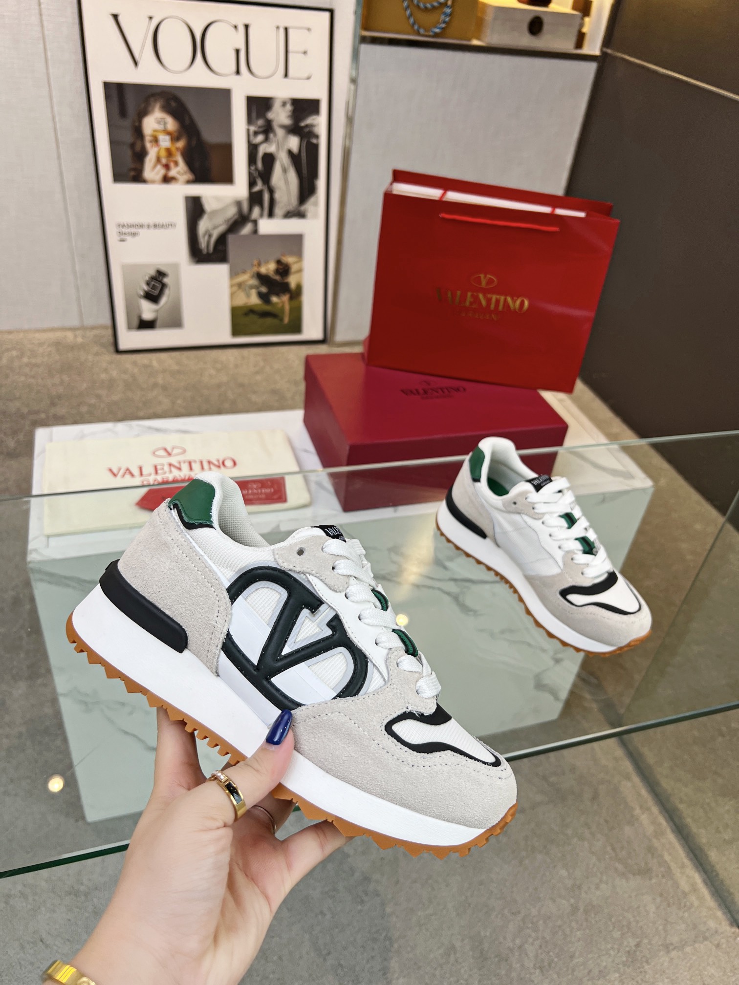 Valentino Valentino Nuevo Casual Zapatos Gump Zapatos 2023 Últimos Modelos Caminar Pareja Explosión 