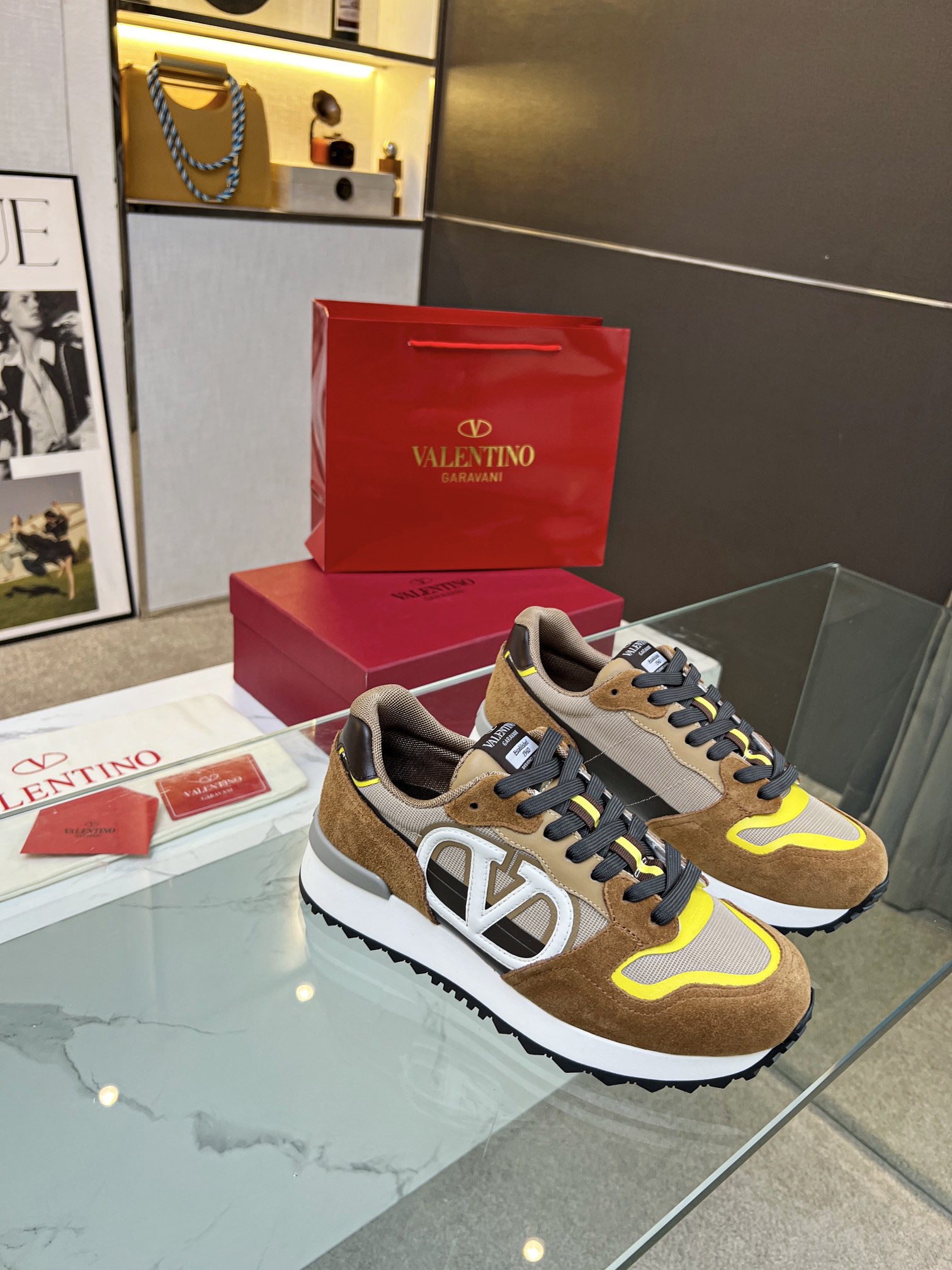 Valentino Valentino Nuevo Casual Zapatos Gump Zapatos 2023 Últimos Modelos Caminar Pareja Explosión 