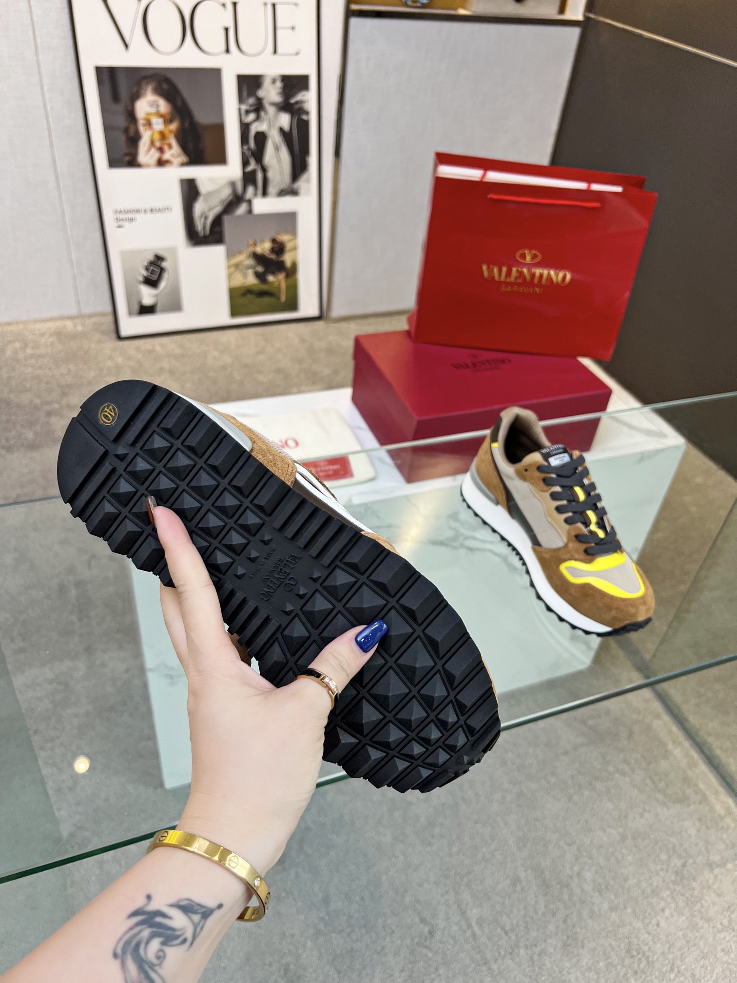 Valentino Valentino Nuevo Casual Zapatos Gump Zapatos 2023 Últimos Modelos Caminar Pareja Explosión 