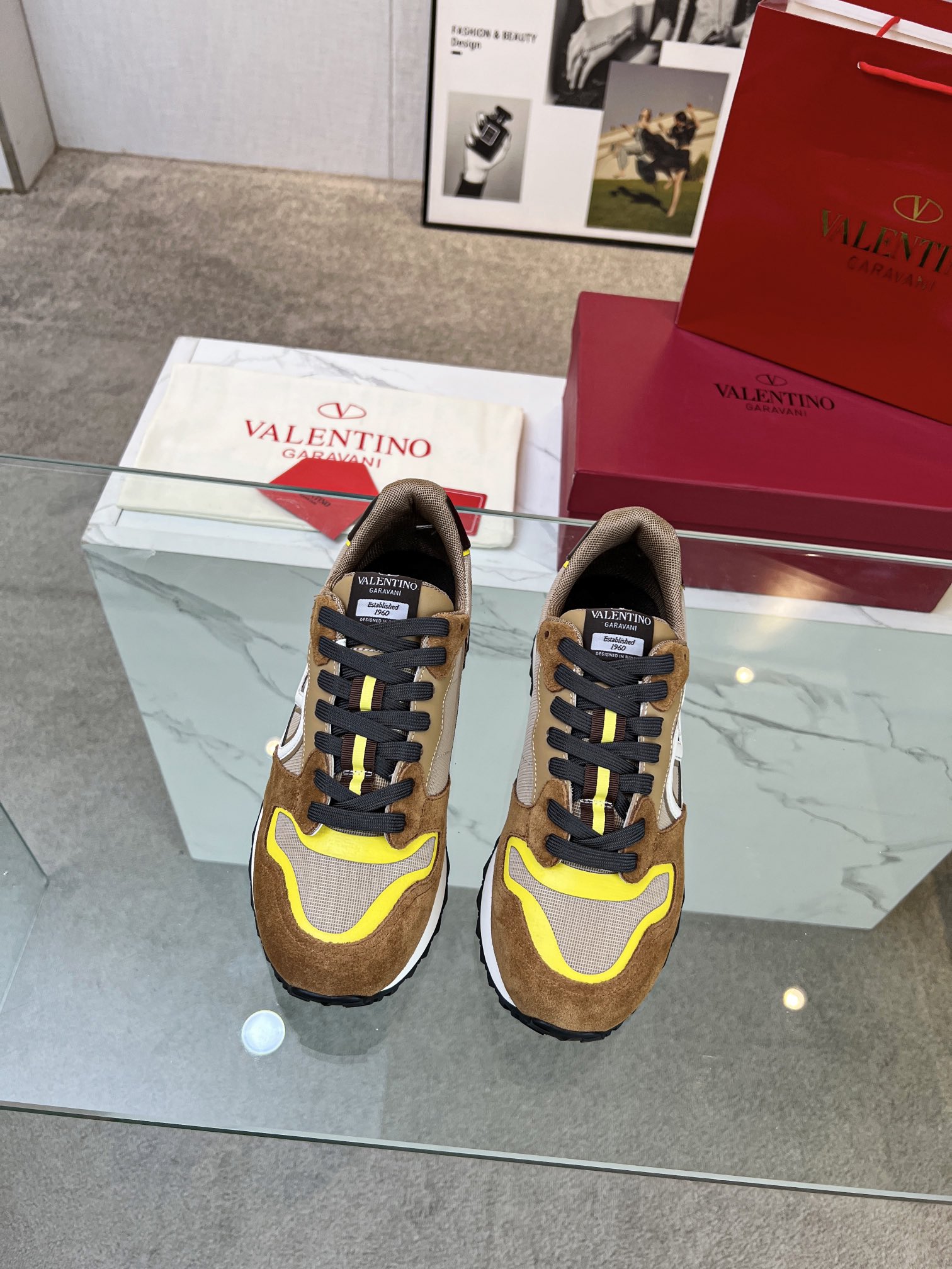 Valentino Valentino Nuevo Casual Zapatos Gump Zapatos 2023 Últimos Modelos Caminar Pareja Explosión 