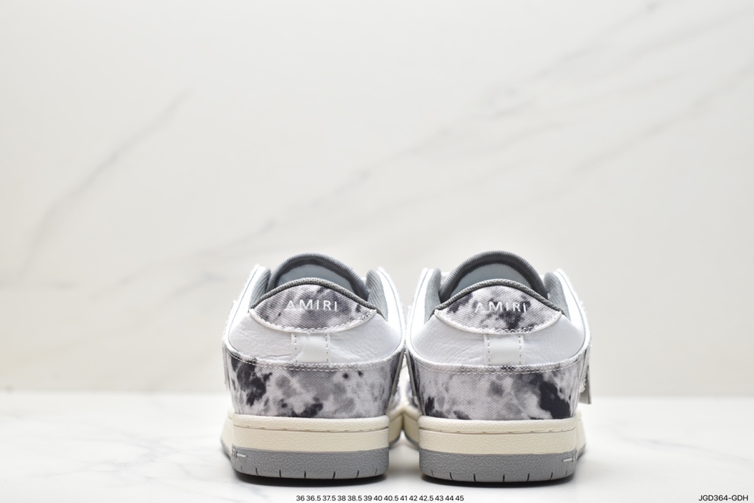 Known as the king of Los Angeles streets, the high-end luxury brand AMIRI/AMIRI Skeleton Low-Skel top Sneake skeleton series low-top sneakers