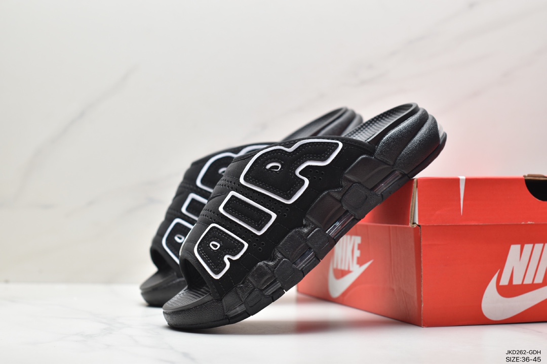 NIKE AIR MORE Uptempo Slide leather slippers FB7818-100