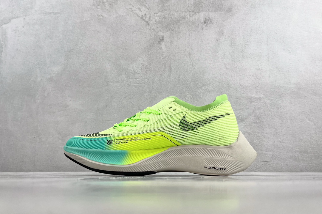 Nike ZoomX VaporFy NEXT% 2 "Neon" Degradado verde naranja N.º de artículo: CU4111 700 Tallas: 36 36.5 37.5 38 38.5 39 4…