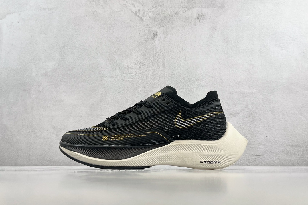 Nike Zoomx Vaporfly Next% 2 Negro dorado N.º de artículo: CU4111 001 Tallas: 36 36.5 37.5 38 38.5 39 40 40.5 41 42 42.5…