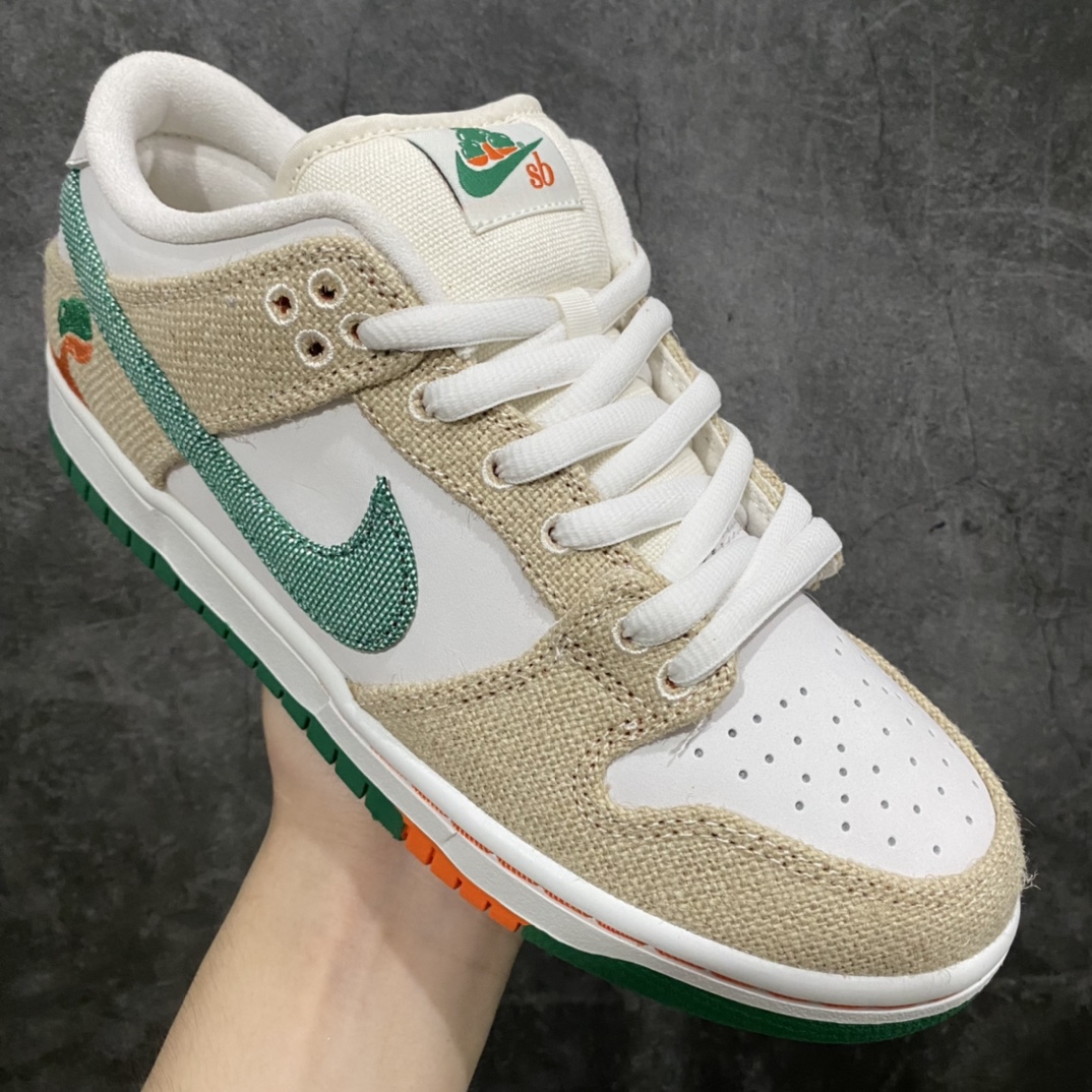 [M Pure Original] Jarritos x Nike SB Dunk Low Joint Mexican Soda Beige Green Tear Off FD0860-001