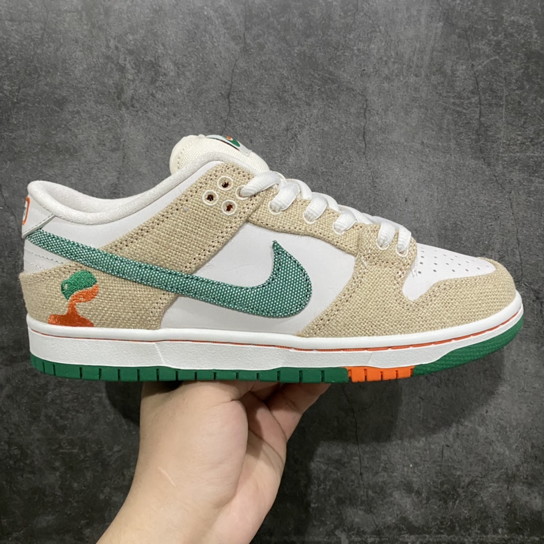 [M Pure Original] Jarritos x Nike SB Dunk Low Joint Mexican Soda Beige Green Tear Off FD0860-001