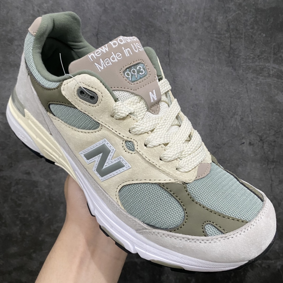 [K version pure original] Kith x New Balance WR993KT1 NB993 joint gray green