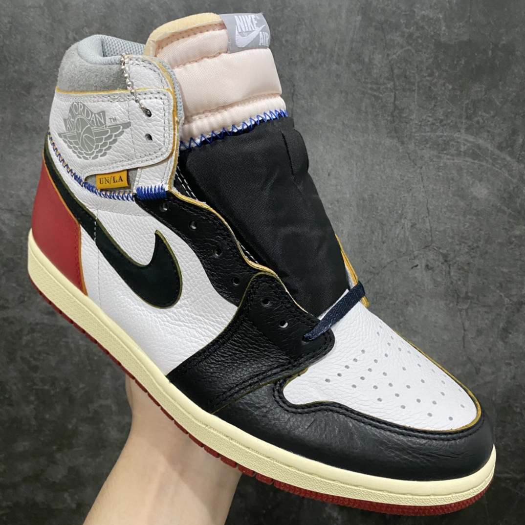 图片[3]-【LJR版本】Union x Air Jordan AJ1 Retro High NRG联名四色拼接黑脚趾 BV1300-106全市场最强王者品质 没有之一n原楦原纸板开发 极致一眼正品既视感原厂皮料 原厂拉帮工艺 全部采用原厂电脑车 针距 边距完全同步原鞋 原厂特供皮料承诺百分百一致原鞋 鞋面清洁度最高QC检验标准 控制溢胶 飞翼3D高频深度立体 全市场仅此一家  鞋盒、防尘纸  均采购来自原厂Size：40.5 41 42 42.5 43 44 44.5 45 46 47.5-莆田鞋批发中心