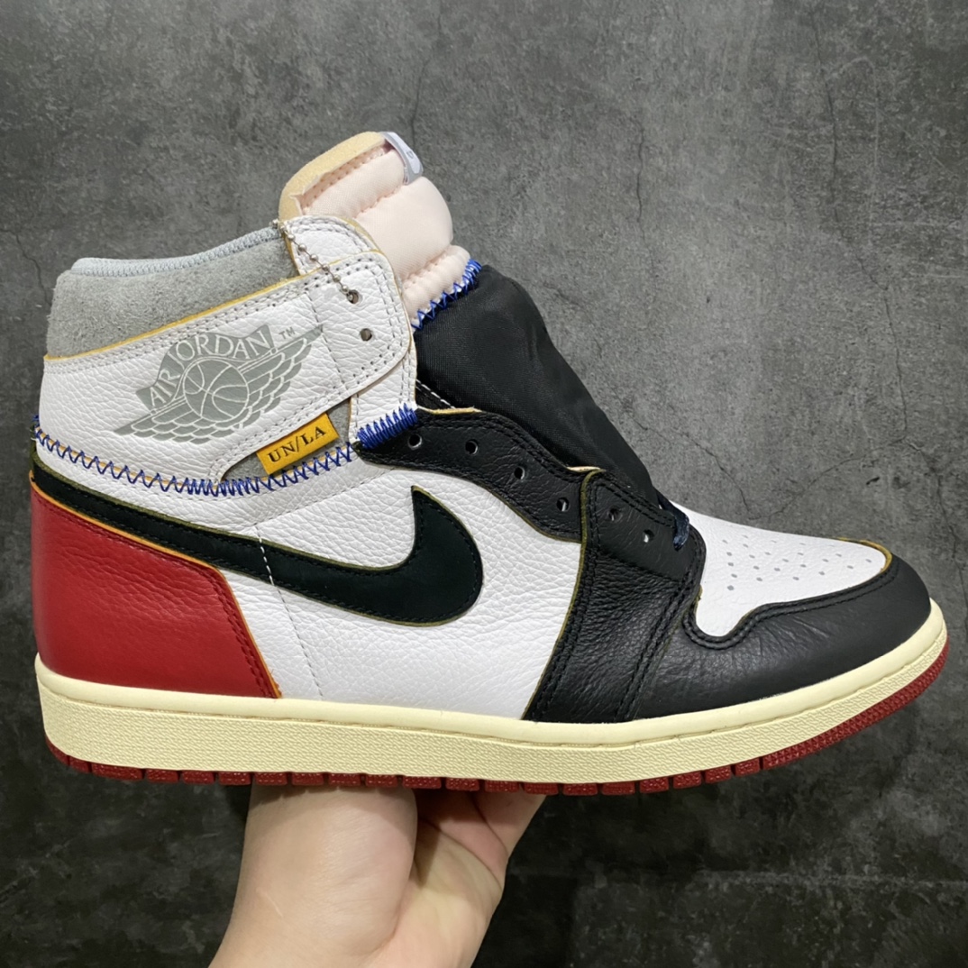 【LJR版本】Union x Air Jordan AJ1 Retro High NRG联名四色拼接黑脚趾 BV1300-106全市场最强王者品质 没有之一n原楦原纸板开发 极致一眼正品既视感原厂皮料 原厂拉帮工艺 全部采用原厂电脑车 针距 边距完全同步原鞋 原厂特供皮料承诺百分百一致原鞋 鞋面清洁度最高QC检验标准 控制溢胶 飞翼3D高频深度立体 全市场仅此一家  鞋盒、防尘纸  均采购来自原厂Size：40.5 41 42 42.5 43 44 44.5 45 46 47.5-莆田鞋批发中心